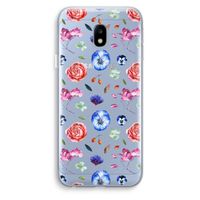 Bloemetjes: Samsung Galaxy J3 (2017) Transparant Hoesje