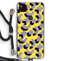 8-bit N°3: Pixel 4a 5G Transparant Hoesje met koord