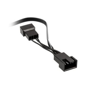 Y-kabel PC-ventilator [1x PC-ventilatorbus 4-polig - 2x PC-ventilatorbus 4-polig] 0.35 m Zwart Kolink