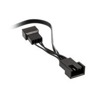 Y-kabel PC-ventilator [1x PC-ventilatorbus 4-polig - 2x PC-ventilatorbus 4-polig] 0.35 m Zwart Kolink - thumbnail