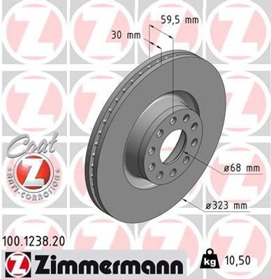 Remschijf Coat Z 100123820