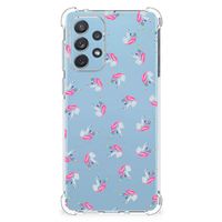 Doorzichtige Silicone Hoesje voor Samsung Galaxy A73 Unicorns