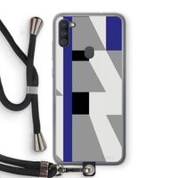 Gestalte 2: Samsung Galaxy A11 Transparant Hoesje met koord