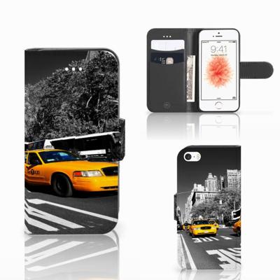 Apple iPhone 5 | 5s | SE | Flip Cover | New York Taxi