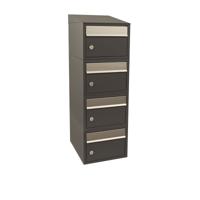 Stoer! Brickset 4-Hoog Met Dak Antraciet - 40215065_1x4d