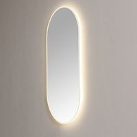 Spiegel Sanilux Ovaal Met Direct LED 3 Kleuren Instelbaar & Spiegelverwarming 90x45 cm Helder Sanilux