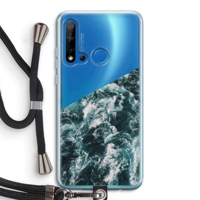 Zee golf: Huawei P20 Lite (2019) Transparant Hoesje met koord