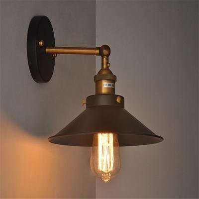 Retro bar gangpad trap balkon engineering LED wand lamp grootte: 24cm