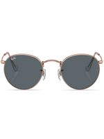 Ray-Ban round-frame sunglasses - Or - thumbnail