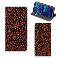 Huawei Y7 hoesje Y7 Pro (2019) Flip Style Cover Koffiebonen