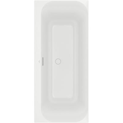 Villeroy & Boch Loop duobad - 180x80cm - rechthoek - acryl Stone White mat uba180lsf2v-rw