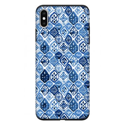Blauw motief: iPhone XS Max Tough Case