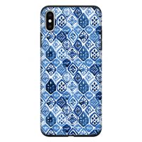 Blauw motief: iPhone XS Max Tough Case