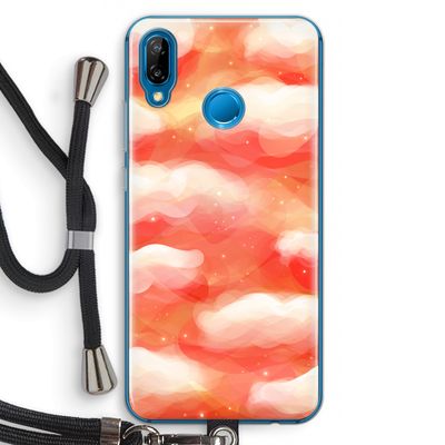 Lichte Wolken: Huawei P20 Lite Transparant Hoesje met koord