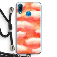 Lichte Wolken: Huawei P20 Lite Transparant Hoesje met koord