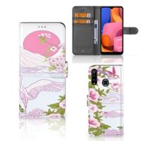 Samsung Galaxy A20s | Telefoonhoesje | Met pasjeshouder | Bird Standing