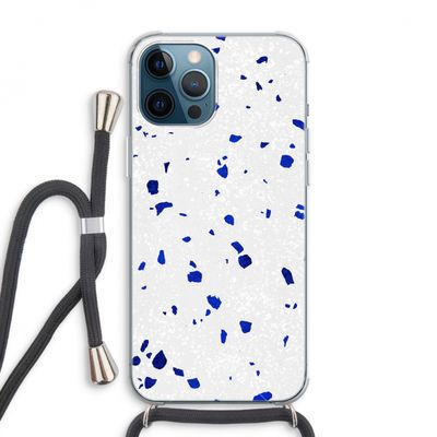 Terrazzo N°5: iPhone 12 Pro Max Transparant Hoesje met koord