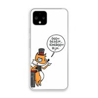 Geen Gezeik: Pixel 4 Transparant Hoesje