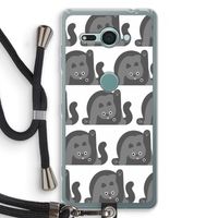 Cats: Sony Xperia XZ2 Compact Transparant Hoesje met koord