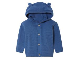 lupilu Gebreide baby jas (Blauw, 86/92)
