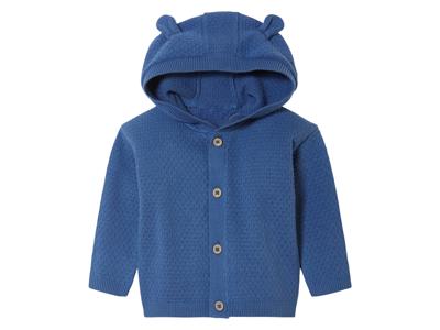 lupilu Gebreide baby jas (Blauw, 62/68)