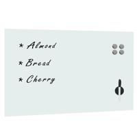 Whiteboard voor aan de wand magnetisch 100x60 cm glas