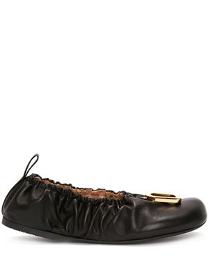 JW Anderson ballerines à boucle décorative - Noir