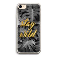 Stay wild: iPhone 7 Transparant Hoesje