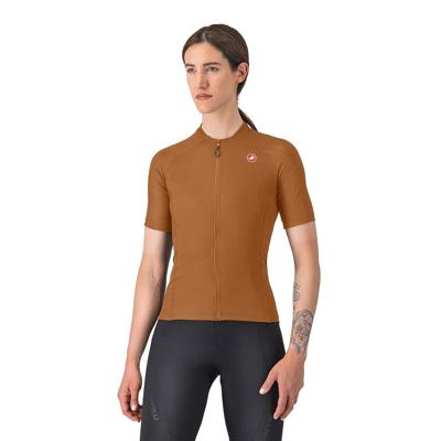 Castelli Libera 2 jersey korte mouw bruin dames