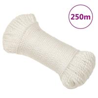 VidaXL Werktouw 3 mm 250 m polypropeen wit