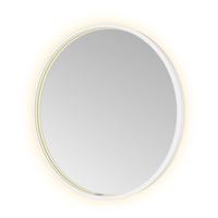 Spiegel Hotbath &MORE 60x60 cm LED-Verlichting Spiegelverwarming Rond Mat Wit