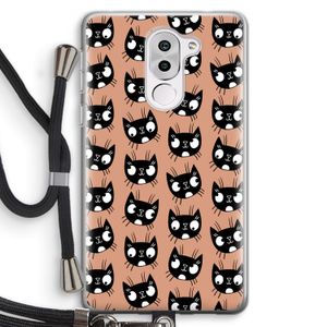Kat: Honor 6X Transparant Hoesje met koord