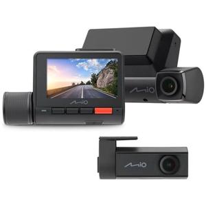 Mio MiVue 955W Dual cam 4K Ultra HD + Wifi + GPS Dashcam Zwart