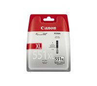Canon CLI-551XL GY w/sec inktcartridge 1 stuk(s) Origineel Hoog (XL) rendement Grijs - thumbnail