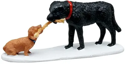 Lemax "who&apos;s pulling who?" kerstdorp figuur type 2 2025