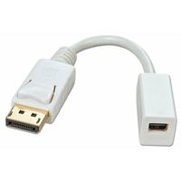 Mini DisplayPort naar DisplayPort-Adapter LINDY 41060 Wit