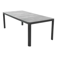 Tuintafel buiten Castilla 2.0 Negro 220x100cm Lesli Living