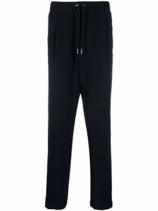 Giorgio Armani pantalon de jogging à taille à lien de resserrage - Bleu