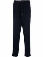 Giorgio Armani pantalon de jogging à taille à lien de resserrage - Bleu