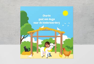 Groot Voorleesboek voor Jongens - Op Reis naar de Kinderboerderij