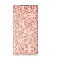 Samsung Galaxy S22 | Hoesje met Magneet | Pattern Orange