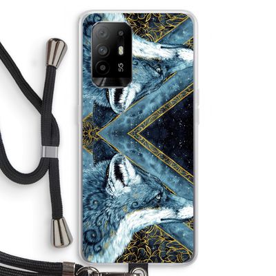 Golden Fox: Oppo A95 5G Transparant Hoesje met koord