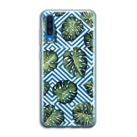 Geometrische jungle: Samsung Galaxy A50 Transparant Hoesje