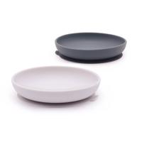 Ekobo Silicone borden met zuignap | Cloud/Storm