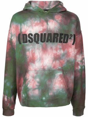 DSQUARED2 hoodie à logo imprimé - Vert
