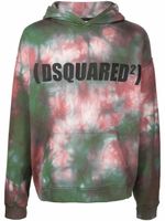 DSQUARED2 hoodie à logo imprimé - Vert - thumbnail