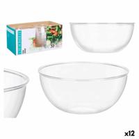 Bordenset Leknes CK80678-1 Transparant Plastic 25,5 x 12,5 x 25,5 cm (12 Stuks)