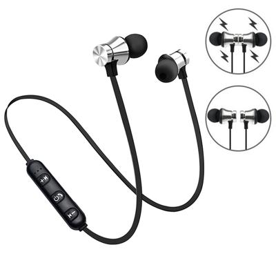 XT11 magnetische in-ear draadloze Bluetooth V 4.2 oortelefoon voor iPad iPhone Galaxy Huawei Xiaomi LG HTC en andere smartphones (zilver)