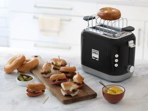 Kenwood Home Appliance TCX751BK Broodrooster 2 branders, Met bagelfunctie, Met broodrekje Zwart