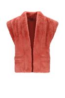 NoNo winter gilet meisjes - roze - Kila - bont